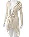 Doublju Women Comfortable Loose Fit Belted Hooded Long Cardigans