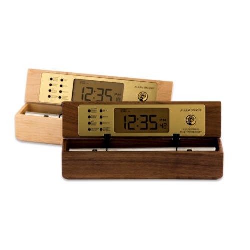 Now Zen Tibetan Digital Zen Alarm Clock Walnut finish E-Tone