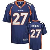 Knowshon Moreno Denver Broncos Navy Reebok Replica Jersey - XL