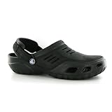 mens black crocs size 8