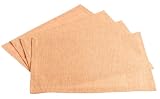 DII Two-Tone Set of 4 Placemats, Butter