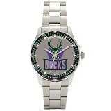 Game Time Men's NBA Milwaukee Bucks Coach Series Watch #BC-MIL