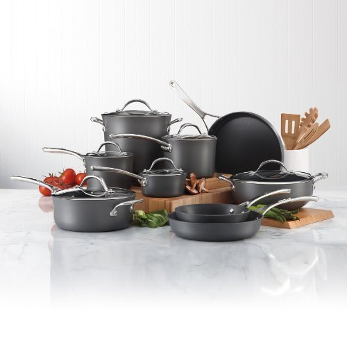 >>>Sale Kirkland Signature HardAnodized Aluminum Cookware 15 Piece Set