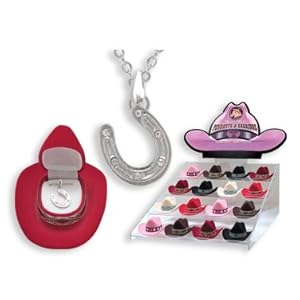 Horseshoe Necklace with Crystal Accents