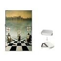 Masonic Knights Templar with Shields Fine Art Chrome Flip Top Lighter
