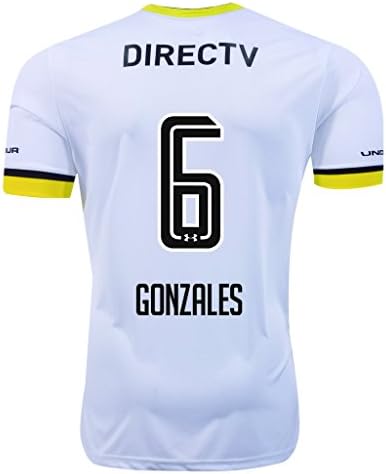 Colo-Colo #6 Gonzales 2016 Home Soccer Adult Football Jersey