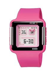 Casio Womens LCF20-4 Ana-Digi Retro Square Sports Watch