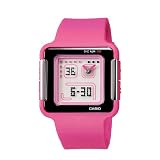 Casio Womens LCF20-4 Ana-Digi Retro Square Spo