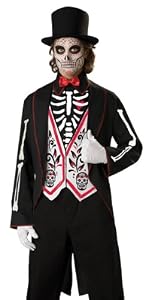 Day of the dead skeleton groom