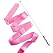 Eforstore 4M Dancing Ribbon Streamer Dance Baton Gym Rhythmic Ribbons with Wand Art Artistic Gymnastics Ballet Twirling Rod Stick for Women Girls Kids