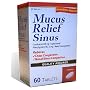 60 Tabs Mucus Thinner with Nasal Decongestant - 400 mg Guaifenesin and 10 mg Phenylephrine HCI - Mucus and Sinus Relief