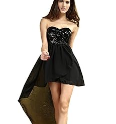 Sexy Polyester Short Sequined Sheer Wrap Summer Club Dress 