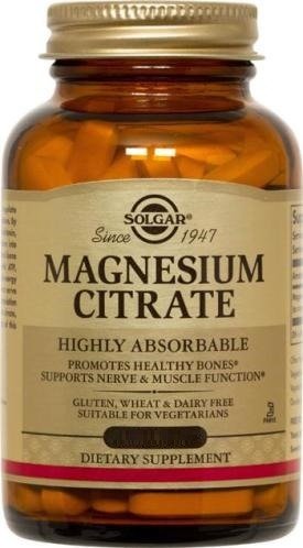 Solgar - Magnesium Citrate, 120 tablets