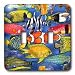 Kids Stuff Sea World - Tropical Fish - Light Switch Covers - double toggle switch