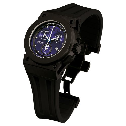 Invicta Men's 5549 Akula Collection Black Ion-Plated Chronograph Watch