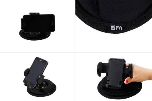 enlarge Bundle Monster Car Adjustable Friction Mount for GPS, Iphone, Cell Phone, Kindle Fire, and etc.