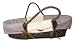 Trend Lab Yacht Club Moses Basket Set - Brown Basket with Blue and Brown Stripe Wrap Style Bumper and Brown Mattress Cover Sheet