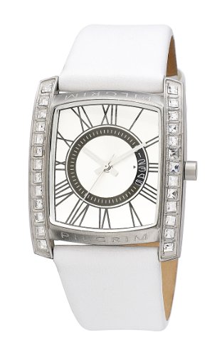 Pilgrim Damenuhr 780-162 Uhr, silber farbe, wei&szlig; Preisvergleich