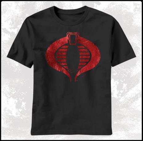 G.I. Joe Cobricon Men Black T-shirt