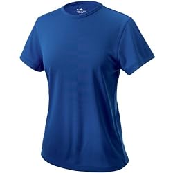 Women's Wicking Crew Neck Tee, Royal