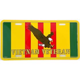 Vietnam Veteran License Plate