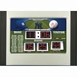 Americans Sport's New York Yankees Scoreboard Desk & Alarm Clock