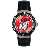 Game Time Men's University Of Georgia Bulldog Logo Agent Series Watch #CD-GEB