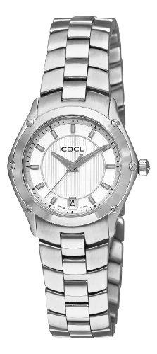 Ebel Womens 9953Q21/163450 Classic Sport Silver Dial Watch