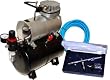 MASTER S62 Airbrush Kit with Tank Compressor and Hose