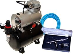 MASTER S62 Airbrush Kit with Tank Compressor and Hose