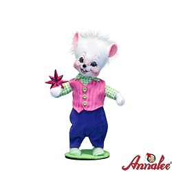 6" Winter Whimsy Boy Mouse By Annalee