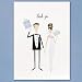 41SKq9fQokL. SL75  Grey Mod Wedding Thank You Cards