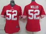 Nike NFL San Francisco 49ers #52 Patrick Willis Red Women Jerseys Size 54xxl