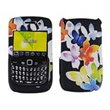 GREEN BLACK PURPLE COLOR BUTTERFLY RUBBERIZED SNAP ON HARD SKIN SHELL PROTE ....
