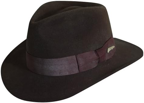 Indiana Jones Crushable Wool Felt Fedora Hats IJ559