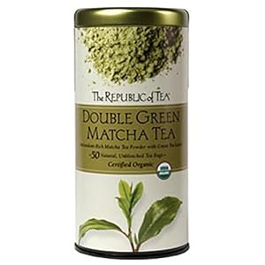 The Republic of Tea Double Green Matcha 50-Count