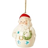 Lenox Pierced Lit Santa Ornament