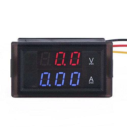 DROK-Micro-Voltmeter-Current-Meter-300V-Digital-Voltmeter-Gauge-10A-DC-Current-Meter-LED-Display-AutoCarEletro
