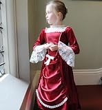 Girls Kids Childrens Historical Victorian Lady/Woman Fancy Dress Costume 3-5 Years