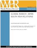 Interview: Japan-South Asia Relations (World Politics Review Global Insiders)