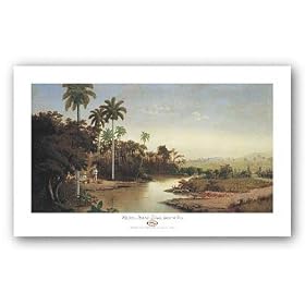 Paisaje Junto al Rio by Miguel Arias 44"x23.5" Art Print Poster