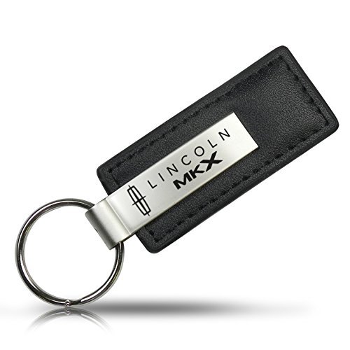 Lincoln MKX Black Leather Key Chain