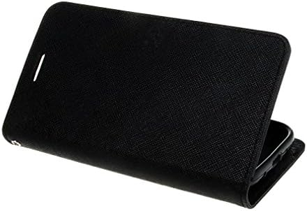 Samsung Galaxy Grand Duos i9080 i9082 Case , Leathlux Deluxe Dual-Use PU Leather Stand Flip Magnetic Wallet Style Case Cover For Samsung Galaxy Grand Duos i9080 i9082 All Black