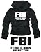 Sports : FBI female body inspector HOODIE Fun T-Shirts schwarz