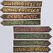 Medieval Street Sign Cutouts