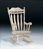 Jumbo Carved Back Rocker