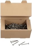SDU 7751106 Spanplattenschrauben, Halbrundkopf-4,5x45 -A2 Edelstahl 200 St&uuml;ck