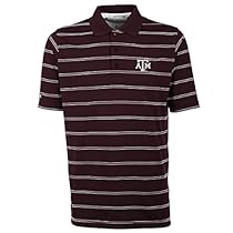 Antigua Men's Texas A&M Aggies Deluxe Short Sleeve Polo Small
