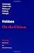 Hobbes: On the Citizen (Cambridge Texts in the History of Political Thought)