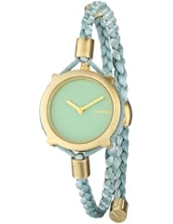 RumbaTime Womens 18841 Gramercy Analog Display Japanese Quartz Green Watch